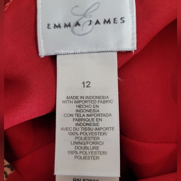 Emma James Vintage Sleeveless Paisley Dress - Size 12 - Picture 4 of 7